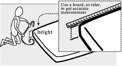 Futon Measurement Diagram