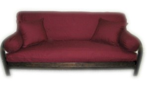 Burgundy Futon Cover