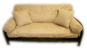 Sussex Buckskin Suede Futon Cover