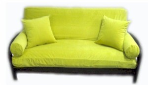 Posh Apple Green Microfiber Futon Cover