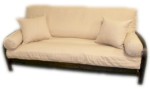 Linen Cream Futon Cover