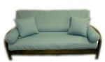 Linen Teal Futon Cover