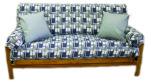 Anthony's Wharf Blue Futon Cover