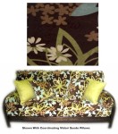 Flower Island Futon Cover