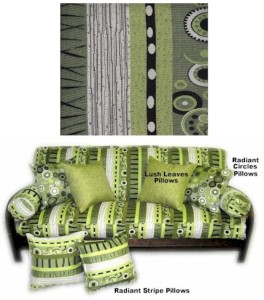 Radiant Stripe Futon Cover